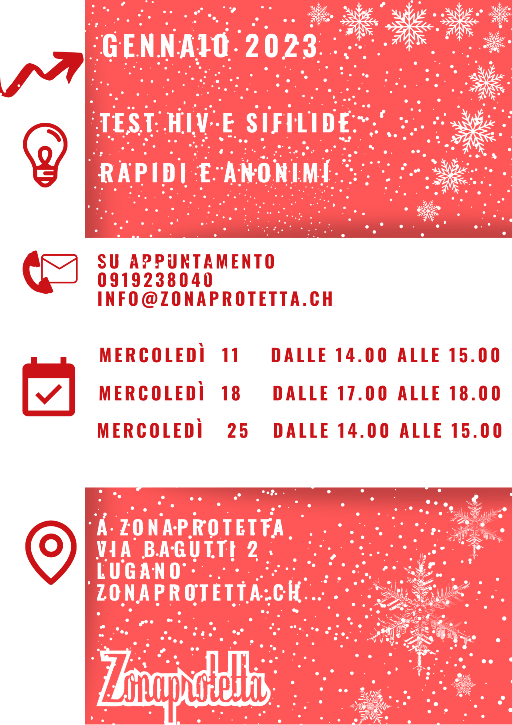 Test a Gennaio&nbsp;2023